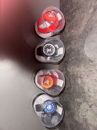 Set 4 Orologi Calcio AC Milan Juventus Roma Inter