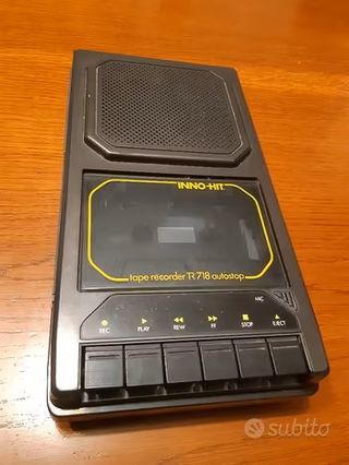 Registratore audio cassette portatile