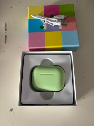 Auriculares inalámbricos verdes