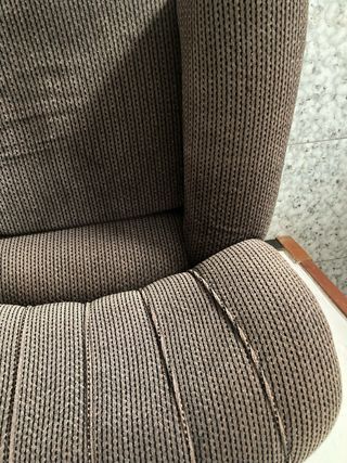 Sofá y 2 butacas de tela