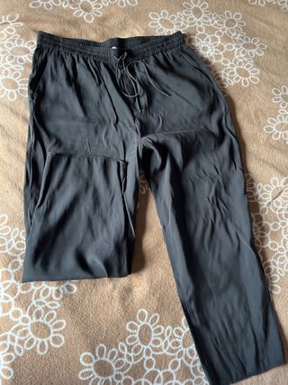 Pantalon negro xl Mango