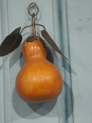 Adorno colgante decorativo frutas metal