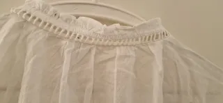 Blusa Zara bordada mujer blanco roto