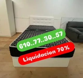 CAMA CAMA DOBLE CAMA MATRIMONIO CANAPÉ Y COLCHÓN