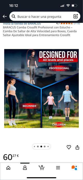 Comba Crossfit / Boxeo Profesional con Estuche