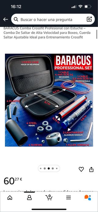 Comba Crossfit / Boxeo Profesional con Estuche