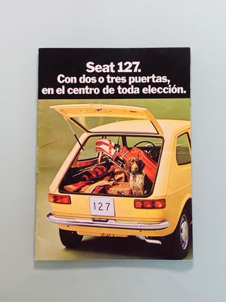 CATÁLOGO SEAT 127 CONCESIONARIO RAMÓN NOMEN