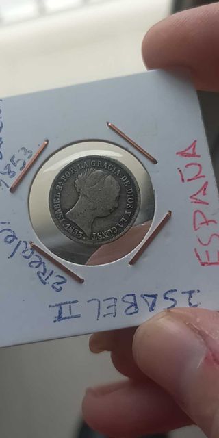 Bonita moneda 2 Reales Isabel II