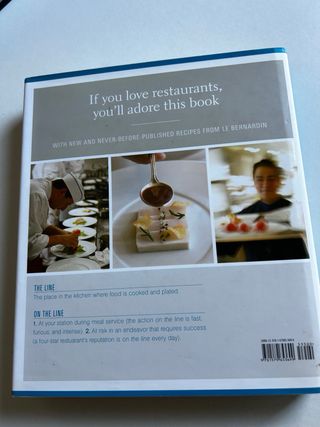 Libro On the Line de Eric Ripert