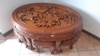 Tavolino orientale ovale