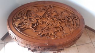 Tavolino orientale ovale