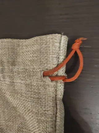 Borsetta a rete arancione