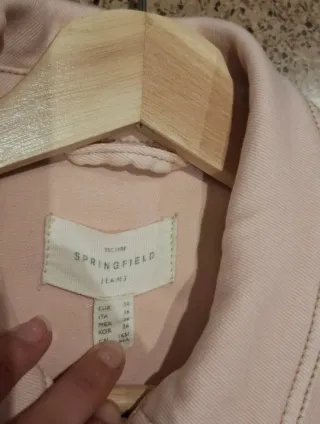 Chaqueta vaquera rosa