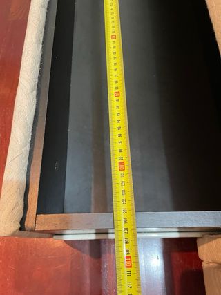 Canapé tapizado y colchón 1,50m x 1,90m