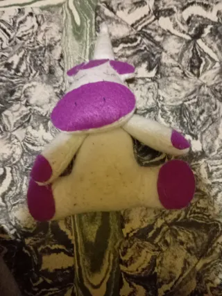 Peluche Unicornio Blanco y Morado