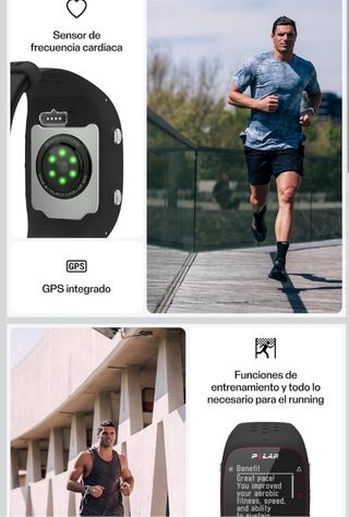 Polar M430 GPS Running Watch Negro