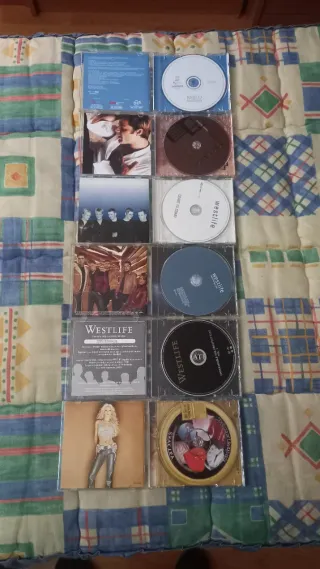 Cds Pablo Alborán, Westlife, Ricky Martin, Shakira