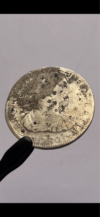 8 Reales 1780 (BC+) México Carlos III