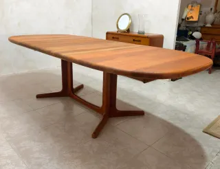 Mesa de comedor de teca Glostrup