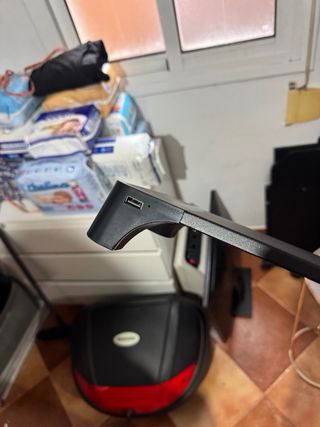 Soporte Elevador Monitor Negro Dorado