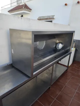 Campana extractora de acero inoxidable