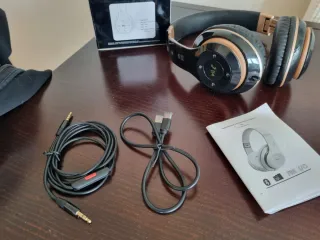 Auriculares Inalámbricos 6S Negro/Dorado