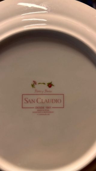 Juego de café y vajilla San Claudio