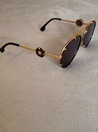 Gafas Versace Doradas y Negras