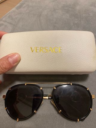 Gafas Versace Doradas y Negras