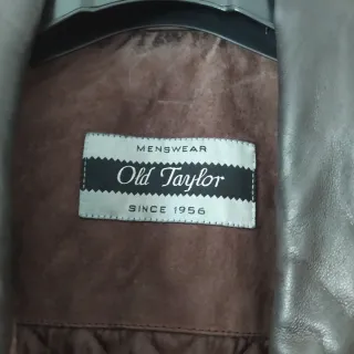 Abrigo de piel marrón hombre Talla 56