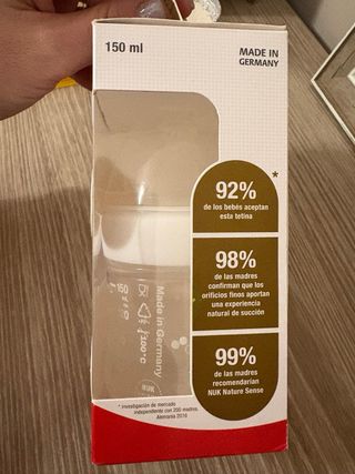 Biberón NUK Nature Sense Talla S