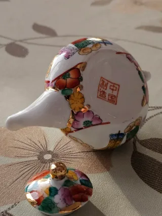 Coppia Mini Teiere Porcellana Cinese vintage