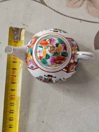 Coppia Mini Teiere Porcellana Cinese vintage