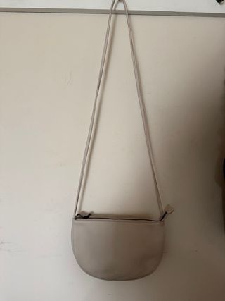 Bolso bandolera beige