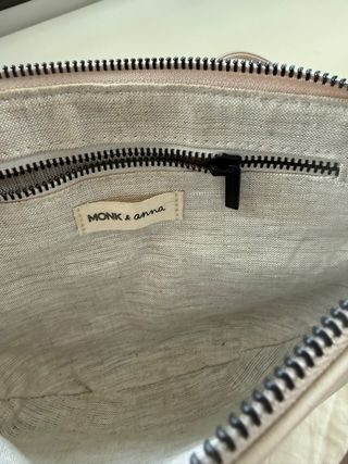 Bolso bandolera beige