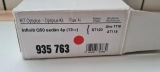 Kit Optiplus Barras Baca Cruz 935-763 Infiniti Q5