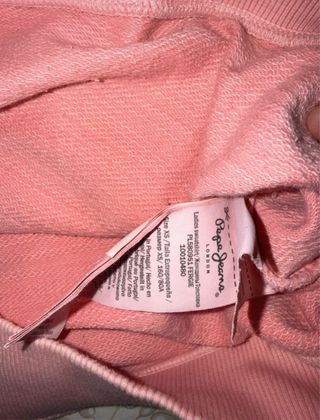 Sudadera Pepe Jeans Logo Rosa