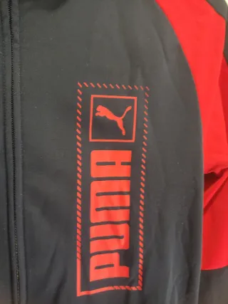 Chaqueta Puma azul y roja