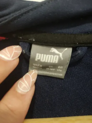 Chaqueta Puma azul y roja