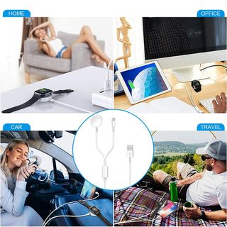 Cavo di ricarica 2 in 1 per iPhone + Apple Watch - Ricarica rapida