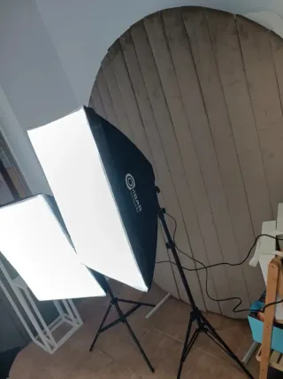 Set 2 Lamparas Estudio Fotografia