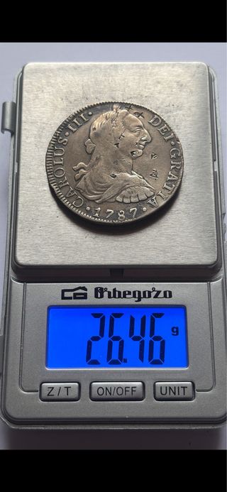 8 reales 1787 (MBC-) Mexico Carlos III