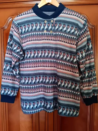 Sudadera chica estampada