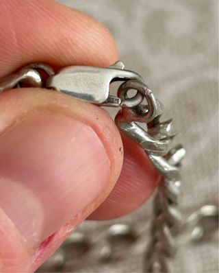 Collana catena uomo donna bambino argento