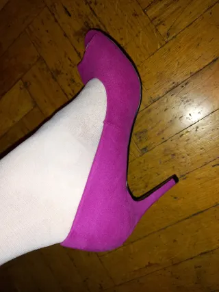 Zapatos azules planos talla 38