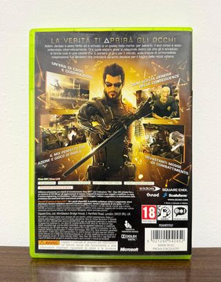 Deus Ex Human Revolution Gioco Xbox 360 Completo