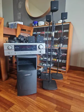 Home Cinema Denon + Altavoces Bose + Soportes