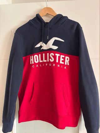 Sudadera Hollister Azul y Roja