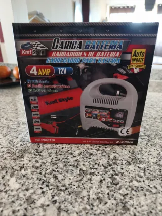 Cargador Batería Coche/Moto 4AMP 12V Kmt Style