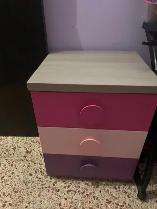 Mesita juvenil 3 cajones